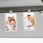 2Pcs Car Picture Holder, Acrylic Magnetic Personalized Photo Holder Car Accessories Car Photo Holder Car Visor Clip, Personalized Car Picture Frame, Suitable for Adding Family or Personal Photos