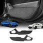 Car Door Anti Kick Pad for Toyota GR86 Subaru BRZ 2021 2022 2023 2024 2025 Italian Suede Protective Stickers Interior Decals Accessories Self-Adhesive Side Edge Protection Mats Cover