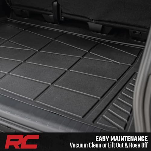 Rough Country Sure-Fit Cargo Mat for Toyota 4Runner (2025) - Custom Fit Rear Cargo Liner, All-Weather Protection, Made in USA - style: Rear Cargo