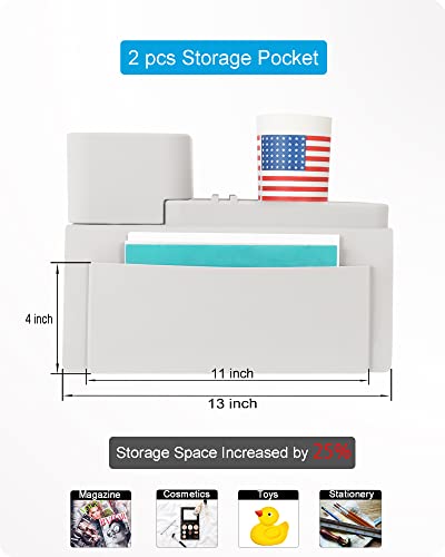 Couch Cup Holder Tray, VIENFUT Silicone Anti-Slip Sofa Armrest Tray with Side Pockets, BPA-Free Anti-Spill Couch Drink Holder for YETI, Remote, Snacks, Cellphone and iPad, Ideal Gift (Peach) - color: Peach