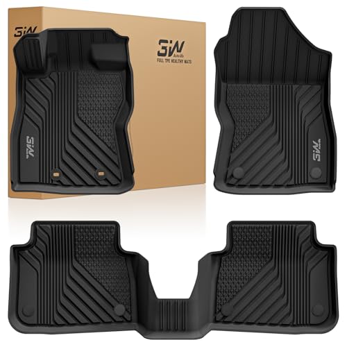 3W Floor Mats for 2026 2025 2024 Subaru Crosstrek & Impreza(Not for Crosstrek Hybrid), All Weather TPE Custom Fit Guard Durable Floor Liners for Subaru Crosstrek & Impreza, Car Accessories - size: 2.For Subaru Crosstrek | 24-26 | 1st & 2nd Row