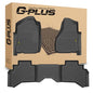 G-PLUS Floor Mats 3PCS Compatibile with Dodge Ram 1500 Quad Cab 2002-2008/Fit Ram 2500 3500 Quad Cab 2003-2009, All Weather Protection TPE 1st & 2nd Row Floor Liners Black - size: 2002-2009|Fit Dodge Ram Quad Cab|3Pcs