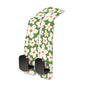 Car Seat Headrest Hook, Universal Leather Cute Hanger Holder Hook, Storage Organizer Interior Accessories for Purse Bags Handbag Cute Green Daisy