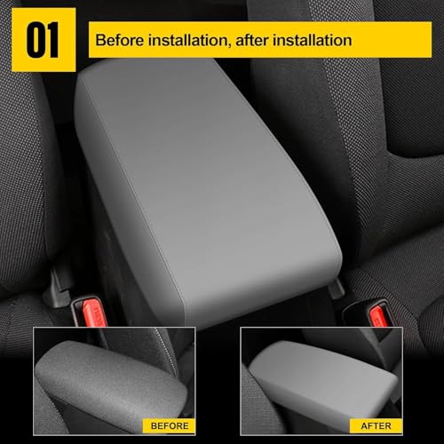 Armrest Console Covers for 2019-2024 Nissan Altima Light Gray - color: Gray 19-24
