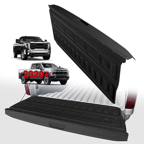 Truck Mat Compatible with 2020-2026 Chevy Silverado & GMC Sierra 2500/3500HD Multi-pro Accessories, Tailgate Mat Custom Fit All Weather Protection Pickup Liner, w/Tailgate Cap Protector - size: 1)Slv&Sra 2500|20-26|MP Tailgate Mat w/Cap Cover