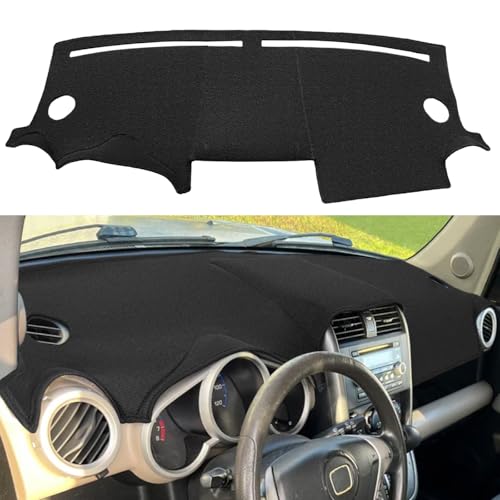 Dash Cover Mat Custom Fit for Honda Element,Dashboard Pad Cap Carpet Protector K250 (Black) - color: Black