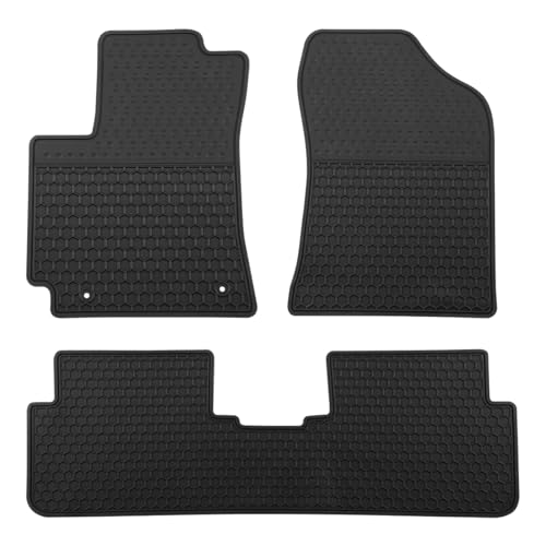 Car Floor Mats Custom Fit for Toyota Corolla 2009-2013 Black Rubber All Weather Protection Auto Floor Liners Heavy Duty Odorless - color: All Black, size: 2009-2013 Corolla