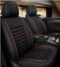 Custom Car Seat Covers for Mercedes Benz A B C CLA CLS CLK GLE GLS GLA GLK GL ML G S GLC SL CL SLC R SLK etc...Easy to Install car Cover (Black Red（Linen）) - color: Black Red（linen）