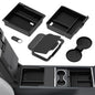 5-PCS Center Console Organizer for Tesla Model Y Juniper 2025-2026 & Model 3 Highland 2024-2026 Accessories – Sliding Tray, Hidden Storage, Cup Holder, Camera Cover, Noise-Reducing, Easy Install