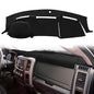 Yiz Dash Cover Mat Custom Fit for Dodge Ram 1500 2009-2018, Ram 1500 Classic 2019-2024,Ram 2500 3500 2010-2018, Ram 4500 5500 2011-2018 Dashboard Cover Pad Carpet Protector(11-18 Black) J17 - color: 11-18 Black