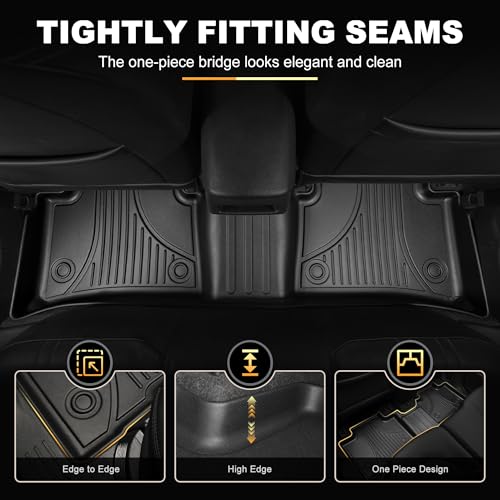 Floor Mats & Cargo Liner Fit for Toyota Camry 2018-2024 FWD Gas (Not for AWD or Hybrid) - style: 2018-2024 | For Toyota Camry 1st & 2and Row & Cargo