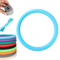 Car Steering Wheel Protective Cover, Cool Non-Slip Silicone Steering Wheel Protector, Universal Fit for Most Cars (Sky Blue) - color: Sky Blue