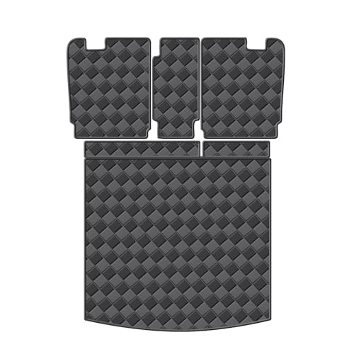Cargo Mat & Backrest Mats for 2019-2024 2025 Porsche Cayenne Accessories, All Weather Waterproof Rear Cargo Liner Rear Trunk Liner Back Seat Cover Protector - size: 2019-2025 Porsche Cayenne