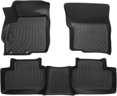 Cartist Floor Mats for Mitsubishi Outlander Sport 2011-2024 (Only Fit for 5 Seats) All Weather Floor Mat for Outlander Sport Accessories Heavy Duty TPE Carpet Protection - size: 6)Mitsubishi Outlander Sport (5 Seats)【2011-2024】