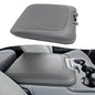 KBH Center Console Armrest Cover Replacement for 2013-2018 Ram 1500, 2013-2025 Ram 1500 Classic/2500/3500, 40/20/40 Jump Seat, Vinyl Leather, Anti-Scratch, Gray