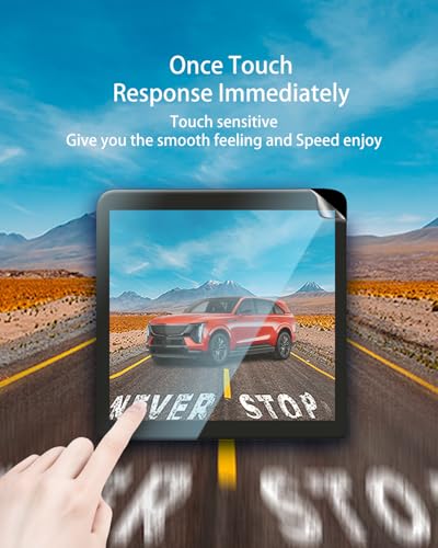 (Updated Version) 2025 2026 Cadillac Escalade Screen Protector for 2025 2026 Cadillac Escalade/Escalade V Accessories NANO Screen Protector Touchscreen Protective Film (set of 2) - size: Console Screen 4pcs