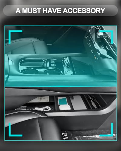 CDEFG 2Pcs for 2025 2026 Murano Center Console Organizer for 2025 2026 Murano Accessories Lower Console Organizer Tray Armrest Storage Box
