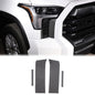 Aunginsy Car Front Headlight Bumper Grille Mesh Sticker Compatible with Toyota Tundra/Sequoia 2022 2023 2024 Pickup Truck Real Carbon Fiber Decorative Sticker Protection Cover Interior Accessories - size: Front Headlight Bumper Grille Sticker