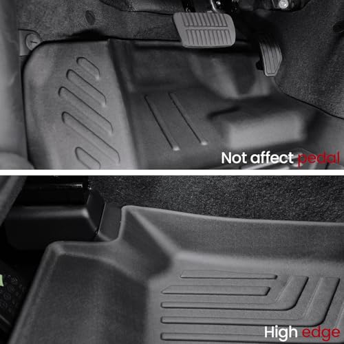 Floor Mats Cargo Mat Backrest Mats Trunk Lower Storage Mat for 2019-2026 Subaru Ascent Accessories, All-Weather TPE Trunk Mat Cargo Liner Door Sill Protector(Floor Mats+2-in-1 Cargo Mat) - style: Floor Mats+2-in-1 Cargo Mat