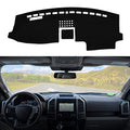 Dashboard Dash Cover Mat Carpet Compatible with 2015-2018 F150(with Center Speaker) - size: 2015-2018 FORD F150