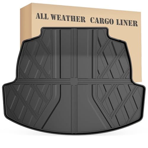 2020-2025 Corolla Cargo Liner for Toyota Corolla/Corolla Hybrid Sedan (Not Fit Corolla Cross & Hatchback Model) - Custom Fit Trunk Mat - All Weather Cargo Mat for Toyota Corolla 2020-2025 - style: (3)Toyota Corolla 2020-2025 Cargo Liner