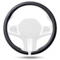 Aimato Car Steering Wheel Cover, Ultra-Thin Car Steering Wheel Cover,Comfortable & Breathable Microfiber,Universal Fit for Most Cars, Nappa Black - color: Nappa Black
