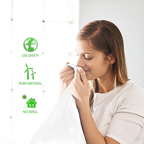 Teivio 0.5 Gallon Mini 12" x 15" Trash Bags, Tiny Bathroom Garbage Can Liners, Small Plastic Bags for Desktop Trash Bin/Dog/Poop Car, Fit 2 Liters or Less Can (276 Counts, Clear)