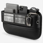 Car Seat Gap Organizer - Premium PU Leather Gap Filler with Storage Pockets, Universal Fit for Car, Truck, SUV - Prevents Phone, Keys from Falling Between Seats, Black