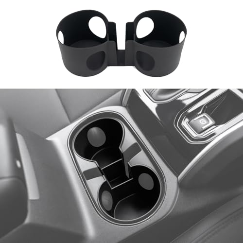 Cup Holder for 2023-2025 Chevy Colorado & GMC Canyon, Center Console Cup Holder Insert Cupholder Organizer Coaster Liner for 23-25 Chevrolet Colorado/Canyon Interior Accessories Black - color: For 23+ Colorado&Canyon