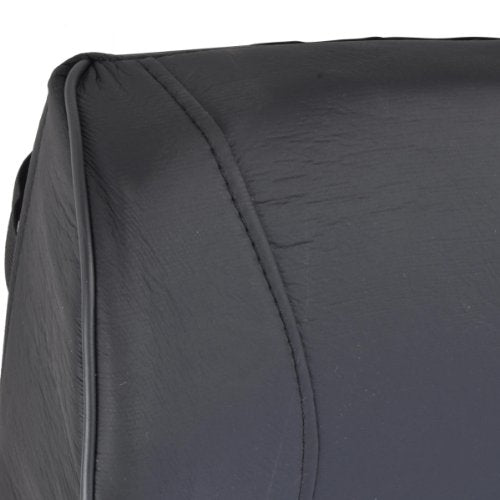 BDK BS-300-BK Durable Foam Lumbar Support 3D Balanced Firmness Cushion-Lower Back Pain Relief-Best for Office Chair, Car Seat, Recliner, Black - color: Black