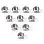 GSE Games & Sports Expert Stainless Steel Cup Holder, Drop-in Cup Holder for Casino Poker Tables, Work Desks, Boats, RVs, Cards & Trucks (Slide Under) - color: Small, style: 10-Pack