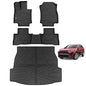 KARPAL Floor Mats Fit for Toyota RAV4 2019-2025 (Include Hybrid), Custom Fit All Weather TPE Floor Liners, 1st & 2nd Row & Cargo Liner, RAV4 Accessories - style: 2019-2025 | For Toyota RAV4 | 1st & 2nd Row & Cargo