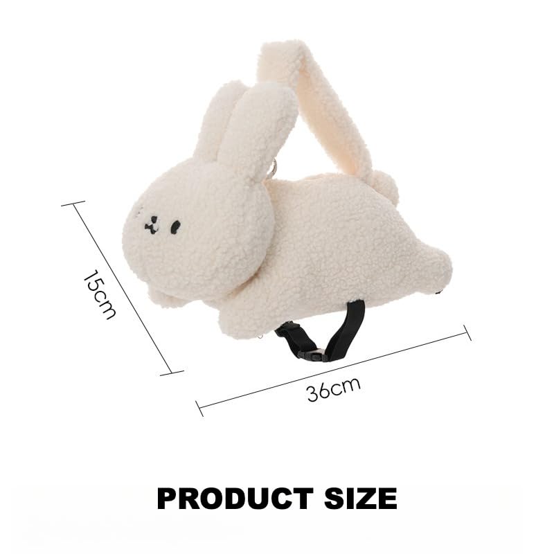Cute Car Tissue Holder Rabbit Plush Hanging Paper Dispenser Decorative Organizer for Seat Back Funny Animal Design for Home Car Office (Cat)