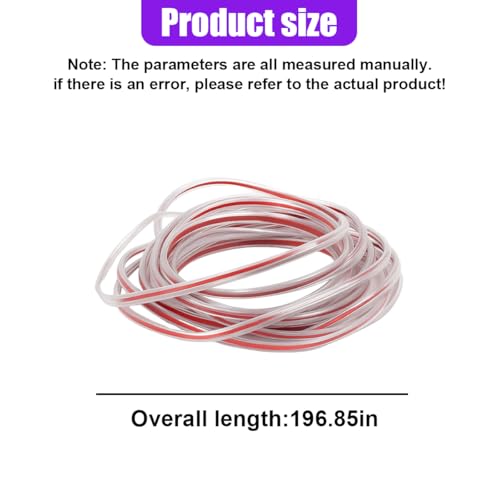 16Ft (5M) Car Door Edge Protector, Self-Adhesive Scratch Resistant U Shape Auto Door Edge Guard Decoration, Anti-Collision Car Doors Trim Strip Protector for Truck, SUV, Sedan (Clear-5M) - size: Clear-5M