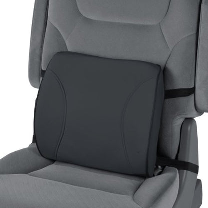 BDK BS-300-BK Durable Foam Lumbar Support 3D Balanced Firmness Cushion-Lower Back Pain Relief-Best for Office Chair, Car Seat, Recliner, Black - color: Black