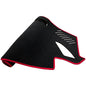 Dashboard Mat - Premium Polyester Fiber, Non-Slip Heat Resistant Dash Cover Protector (Compatible with Chevrolet Sail 3 Nueva Sail 2015-2019, Black+Red Edge) - color: Black+Red Edge