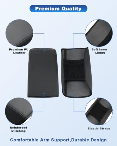 CDEFG for 2026 Subaru Forester Center Console Cover for 2026 Subaru Forester (Touring/Wilderness/Premium/Sport/Limited) Accessories Armrest Cover Middle Console Arm Rest Protector