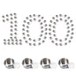 GSE Games & Sports Expert Stainless Steel Cup Holder, Drop-in Cup Holder for Casino Poker Tables, Work Desks, Boats, RVs, Cards & Trucks (Slide Under) - color: Small, style: 100-Pack