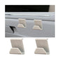2PCS Car Co-Pilot Glovebox Hooks, Front Passenger Seat Glovebox Storage Hanger for Purse Key Umbrella Cable, Multifunctional Glove Compartment Holder Organizer Hook, Universal Fit (Beige) - color: Beige