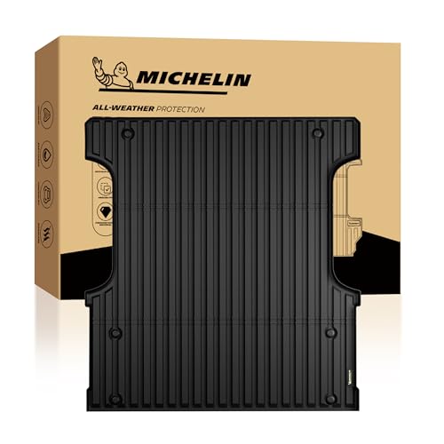 MICHELIN Truck Bed Mat for 2022-2026 Toyota Tundra 5.5 FT / 66.7" Only (Not Fit Drop-in Liners), All-Weather Truck Bed Liner, Custom Fit, Durable TPE Bedliner, Non-Slip - size: 1) Tundra | 22-26 | 5.5 FT