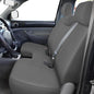 Truck Bench Seat Cover Compatible with 2005-2014 Toyota Tacoma with Large Notched, Charcoal