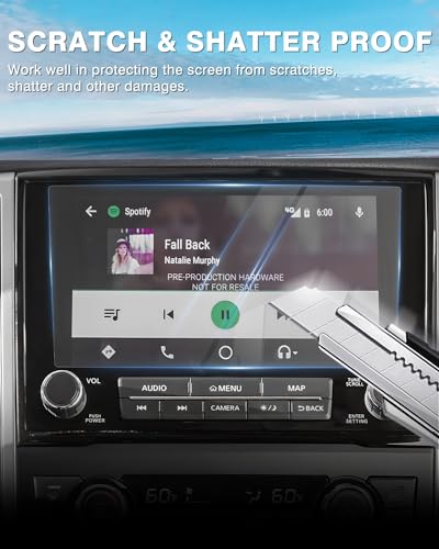 2PC Screen Protector for Nissan Titan/Titan XD 2021-2024 9-Inch [No Glare & Fingerprint] Tempered Glass Nissan Titan/Titan XD Touchscreen Accessories - size: Nissan Titan/Titan XD 2021 - 2024