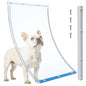 Dog Door Replacement Flaps - Extra Large Measures 10.5" x 15", Doggie Door Flap Compatible with Ideal Pet Products Designer Series Pet Door- Replacement Flap, Less Shrinkage, Weather Resistant