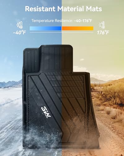 3W Floor Mats Custom Fit for 2019-2024 2025 2026 BMW G20 3 Series 330i 330e Sedan, TPE All Weather Floor Liner for BMW 3 Series G20 Accessories 1st and 2nd Row Full Set Car Mats (NOT for GT & 2 Door) - style: 5) 3 Series 2019-2026 | Floor Mats