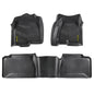 PIT66 Floor Cargo Liners Mats Fit for Chevy Silverado/GMC Sierra 1500 1999-2006, 1500 Classic 2007, Fit Silverado Sierra 2500 2001-2004 2WD 4WD Extended Cab, TPE 3-Piece All Weather Floor Liners - size: Fit Silverado Sierra Extended Cab 1999-2006 | 3PCS