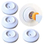 4 Pcs Baby Gate Extension Safety Baby Gate Wall Protector No Drill Wall Protector for Stairs Wall Saver for Baby, Pet, Stair, Door, Wall Surface Safety (Round)