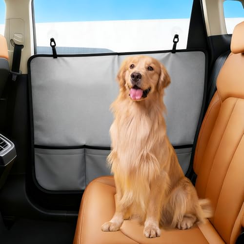 Wokyo Dog Car Door Protector 2 Pack, Extra Large 30.31" x 25.19" Gray Anti-Scratch Waterproof Pet Vehicle Door Covers Heavy Duty Material for Car Doors Cover Trucks SUV - color: Gray