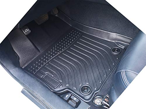 Car Floor Mats Replacement for Toyota Camry 2012-2017 Protection All Weather Custom Fit Waterproof Carpets Heavy Duty Durable Accessories Odorless Liners Front & Rear Black - size: Floor Mats for Camry 2012-2017