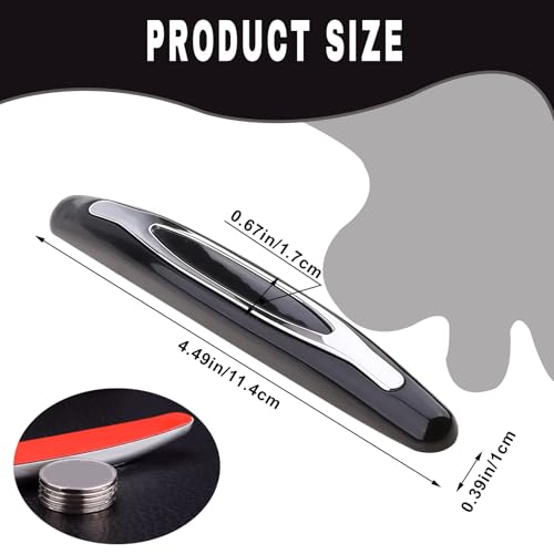 4PCS Car Door Edge Guards, Anti-Scratch Car Door Protector Trim Strip with Self Adhesive, Universal Door Guards for Cars Trucks SUVs, Exterior Car Accessories (Black)