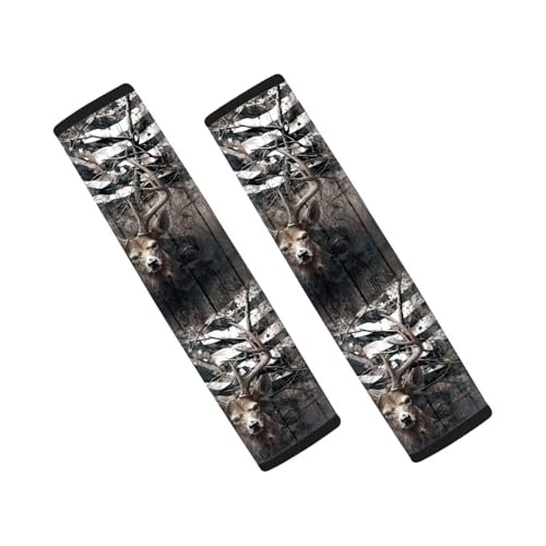 Dolyues Seatbelt Cushion Deer Camo Hunting Seatbelt Covers for Women Seat Belt Pad Car Accessories Car Decorations Interior Seat Belt Strap Cushion - color: Deer Camo Hunting